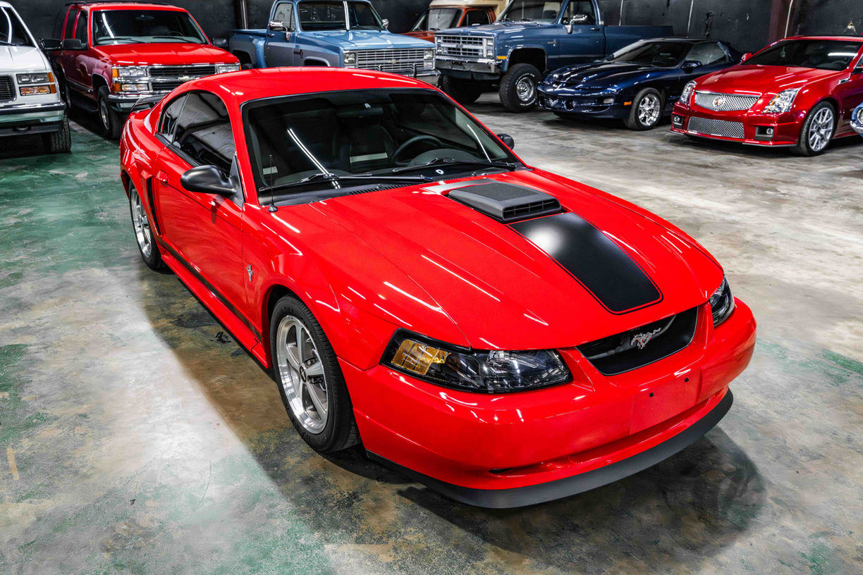 2003 Ford Mustang Mach 1 in Torch Red with Numbers Match 4.6 DOHC V8 engine and 5 Speed manual transmission