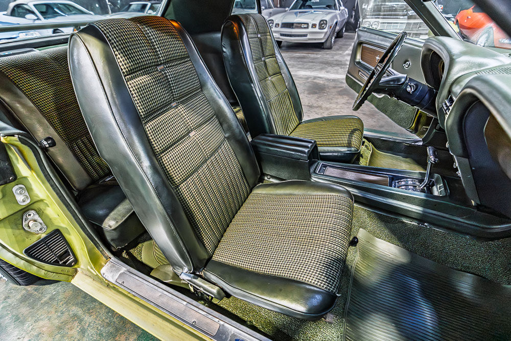 1970 Ford Mustang Grande in Medium Lime Metallic with Original 302 V8 engine and automatic transmission