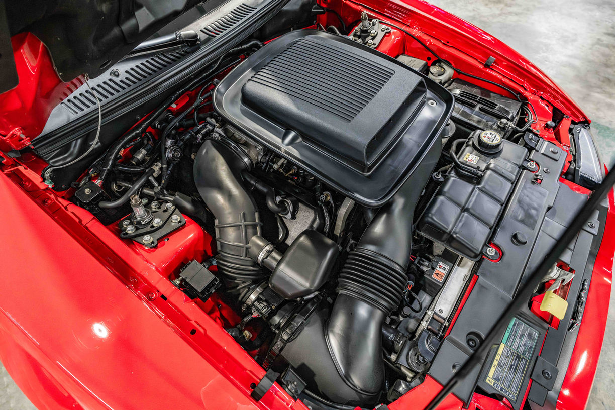2003 Ford Mustang Mach 1 in Torch Red with Numbers Match 4.6 DOHC V8 engine and 5 Speed manual transmission