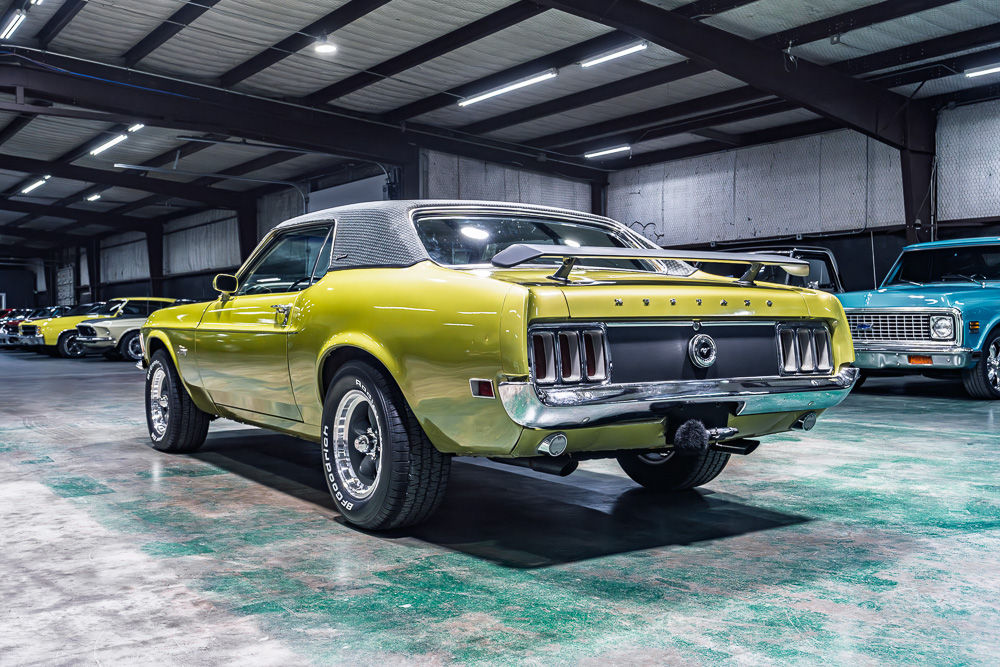 1970 Ford Mustang Grande in Medium Lime Metallic with Original 302 V8 engine and automatic transmission