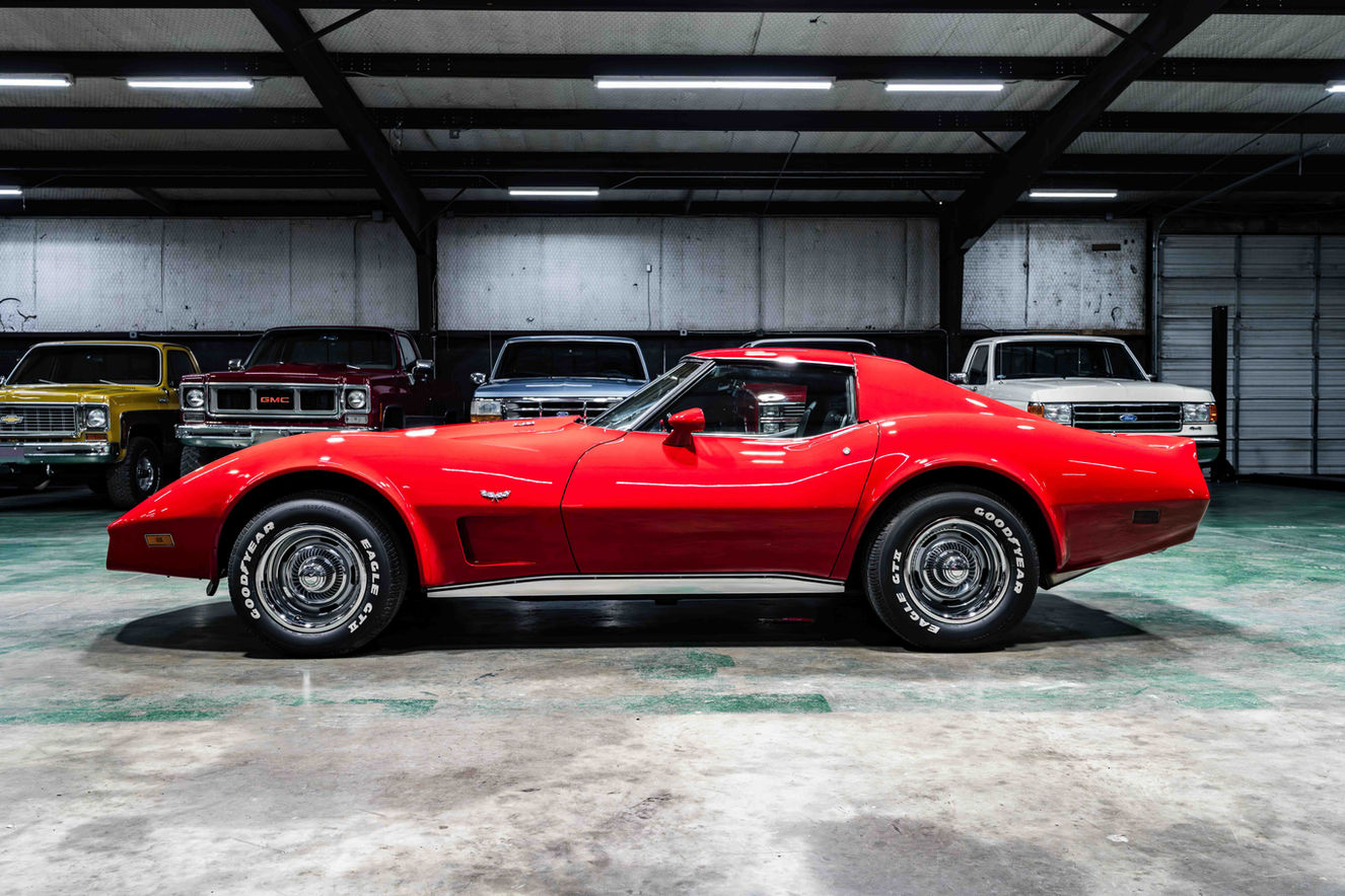 1977 Chevrolet Corvette with 350 V8 engine and 4 Speed transmission