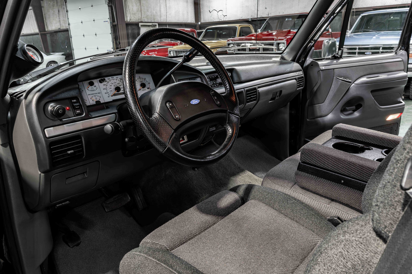 1993 Ford SVT Lightning in original black paint with Vortech V1 supercharger and automatic transmission