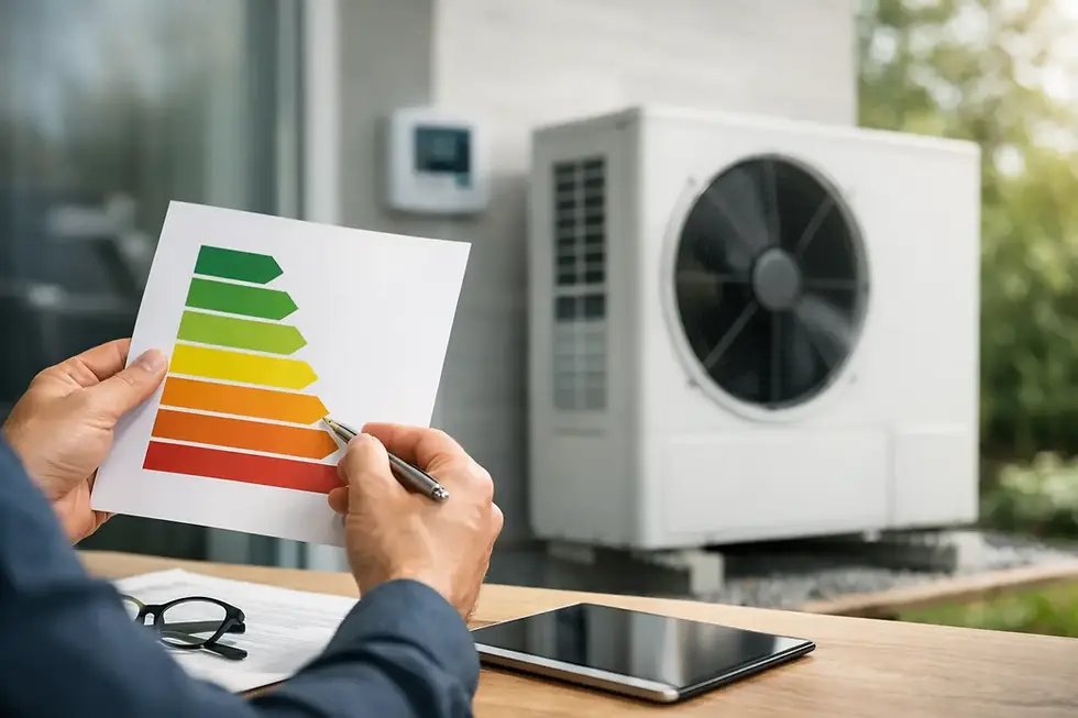 Så tolkar du energimärkning på värmepump