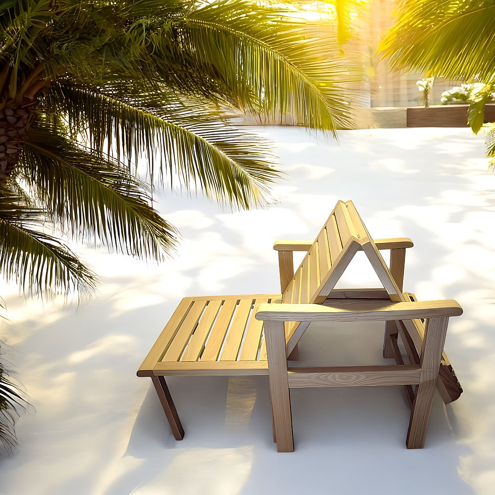 縮圖：坐臥兩用原木床椅