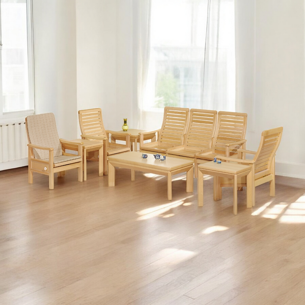 縮圖：原木護脊沙發組