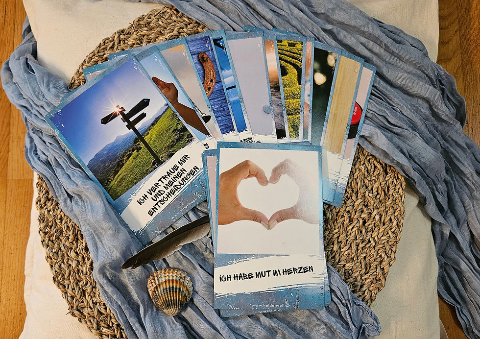 Heldenkarten 8-99J blau