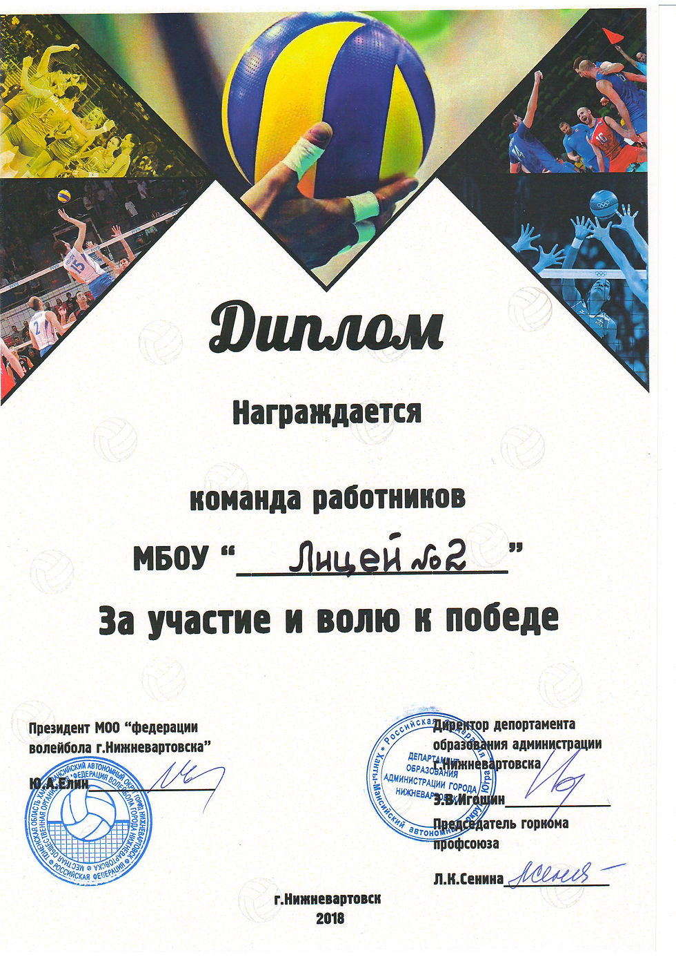 Волейбол 2017 за волю к победе