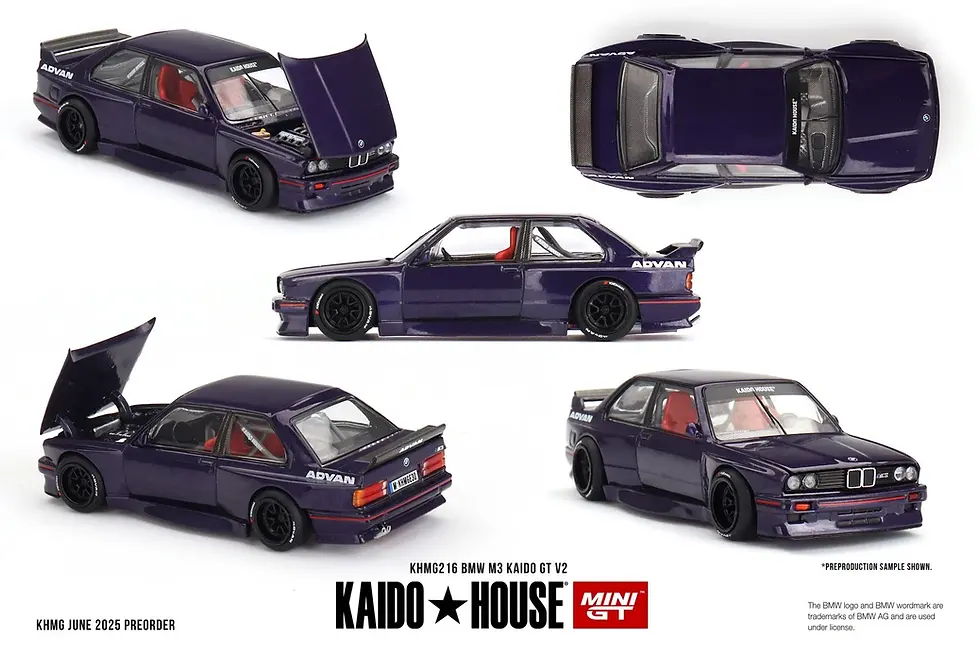 Thumbnail: BMW E30 M3 Kaido GT Advan V2  - Purple - 1989