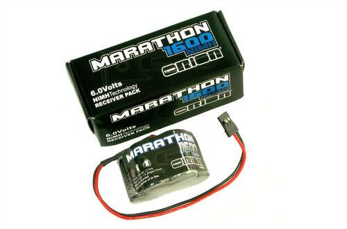 TEAM ORION Marathon 1600 Receiver Pack 6.0V Standard Hump NiMH w/Universal Plug