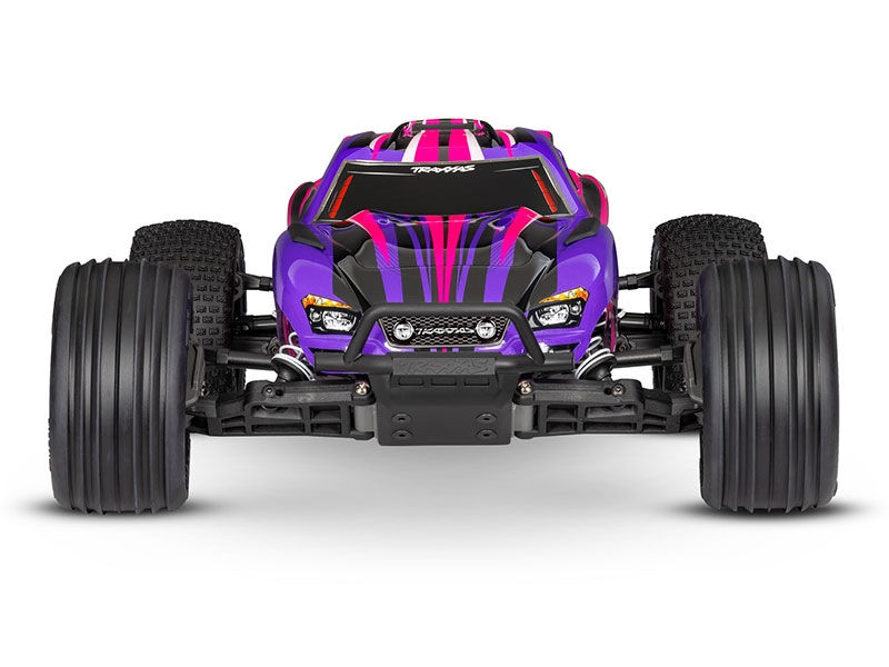 Thumbnail: TRAXXAS Rustler HD 1:10 Electric XL-5 2WD RTR Stadium Truck with Battery - Pink