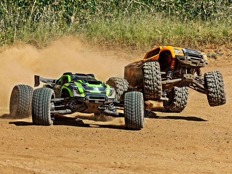Thumbnail: TRAXXAS XRT 4X4 VXL GREEN RTR  1/7 4WD RACE TRUCK