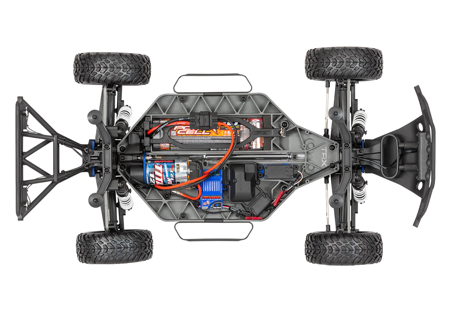 Thumbnail: TRAXXAS SLASH 4x4 ORANGE RTR AKKU + LED 1/10 4WD SHORT COURSE TRUCK