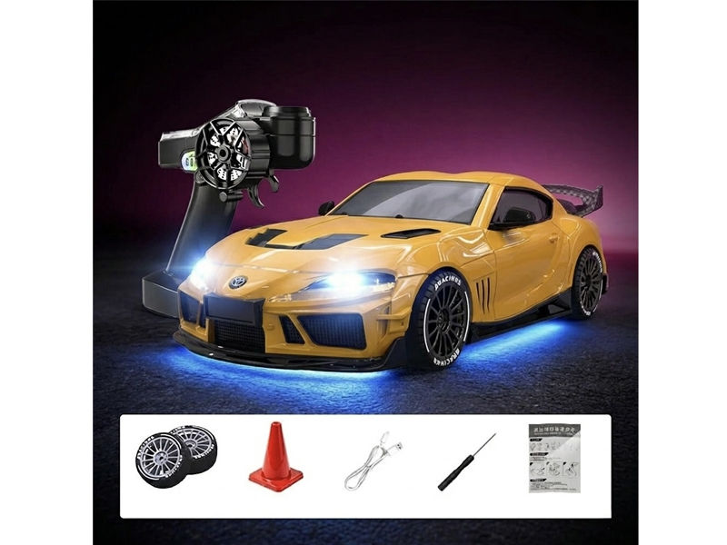 Thumbnail: ABSIMA 1:43 4WD Drift/Race Car SUPRA RTR - Yellow