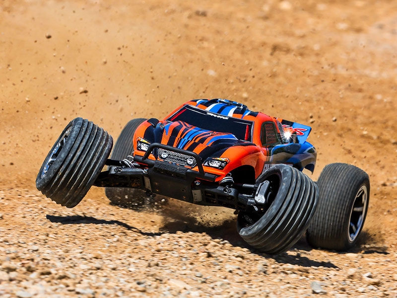 Thumbnail: TRAXXAS Rustler HD 1/10 XL-5 2WD RTR + AC Set - ORANGE