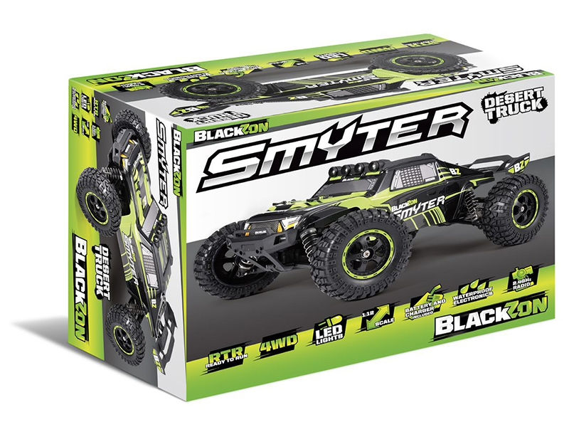Thumbnail: BLACKZON Smyter DT 1/12 4WD Electric Desert Truck - Green