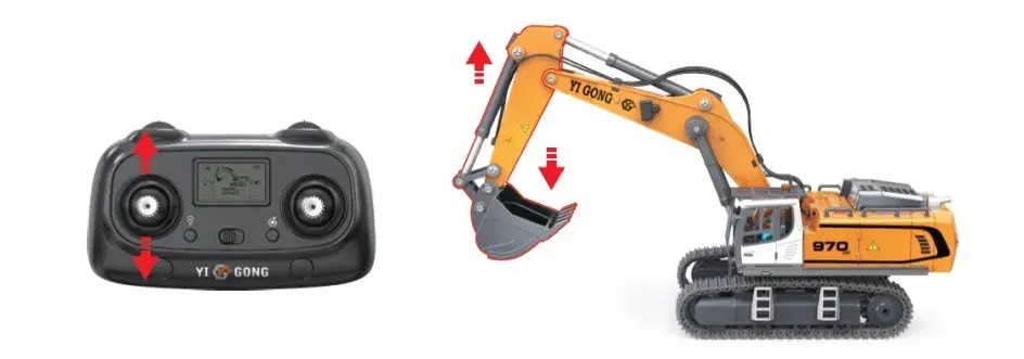 Thumbnail: 1:50 RC Bagger Die-cast Vers. 2 RTR