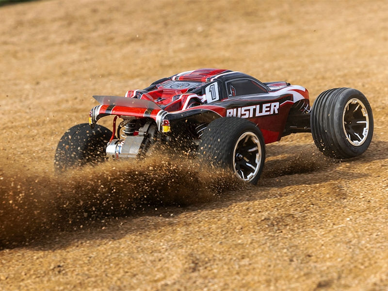 Thumbnail: TRAXXAS Rustler XL-5 RTR Stadium Truck - Red