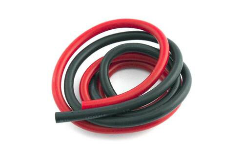 TEAM ORION Silicone wire 10 AWG Black/Red 1m