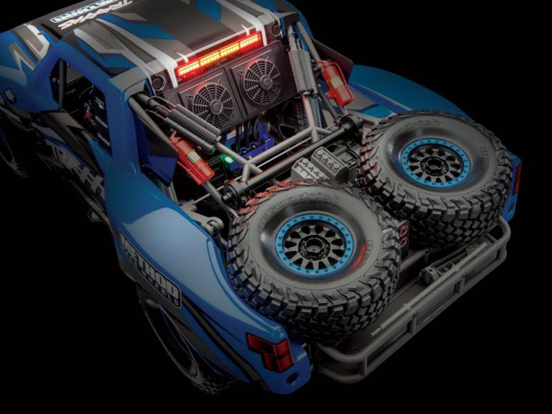 Thumbnail: TRAXXAS UNLIMITED DESERT RACER 4X4 VXL  RTR + LED 1/7 4WD BLUE