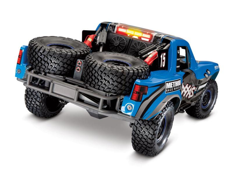 Thumbnail: TRAXXAS UNLIMITED DESERT RACER 4X4 VXL  RTR + LED 1/7 4WD BLUE