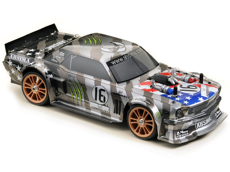 Thumbnail: ABSIMA 1:16 Touring Car RTR 4WD Brushless - Fun Maker Stars n Grey