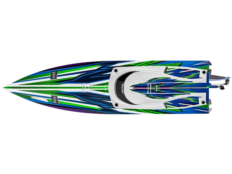Thumbnail: TRAXXAS Spartan SR VXL 1:10 36in Electric Brushless Race Boat - GREEN