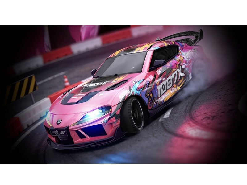 Thumbnail: ABSIMA 1:43 4WD Drift/Race Car SUPRA RTR - 1087X pink