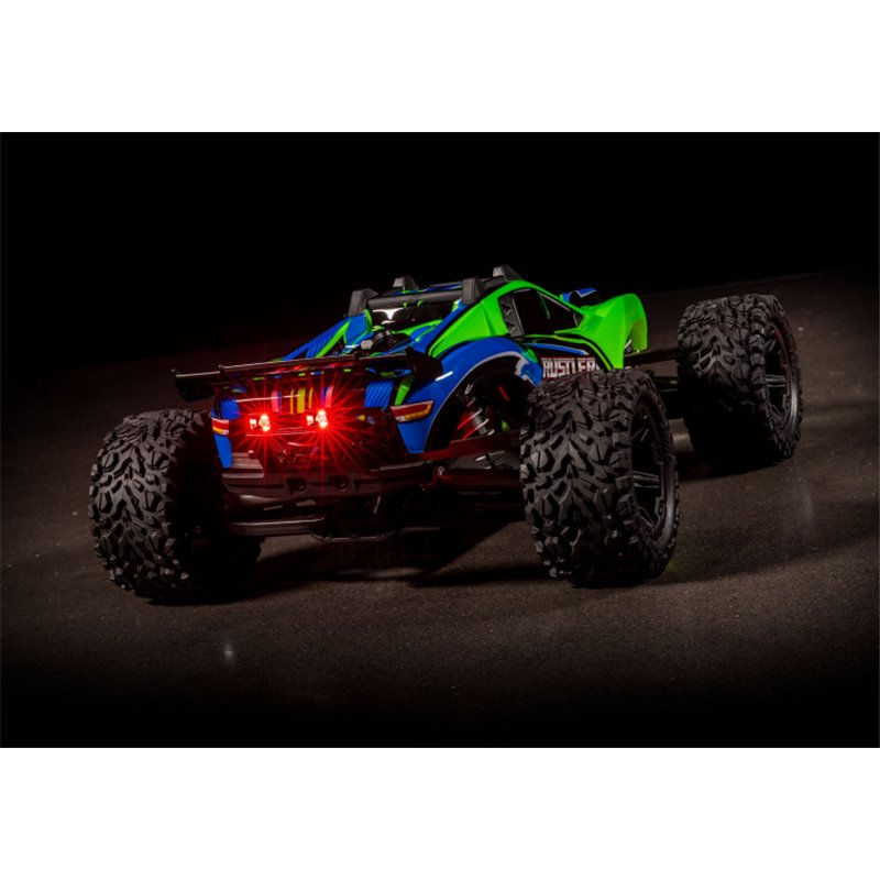 Thumbnail: Traxxas Rustler 4x4 XL-5 Power Bundle - Green with LED