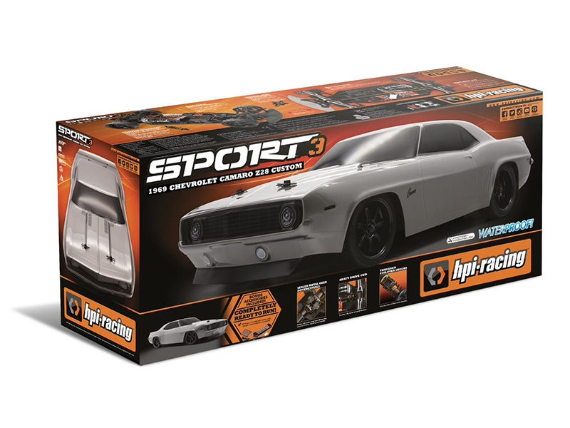 Thumbnail: HPI Racing RS3 Sport 3 1969 Chevrolet Camaro Z28 Custom RTR