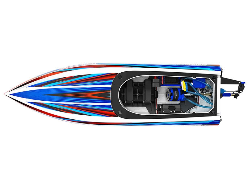 Thumbnail: TRAXXAS Disruptor 4S VXL 1:10 26in Electric Brushless Race Boat with Rapid Right