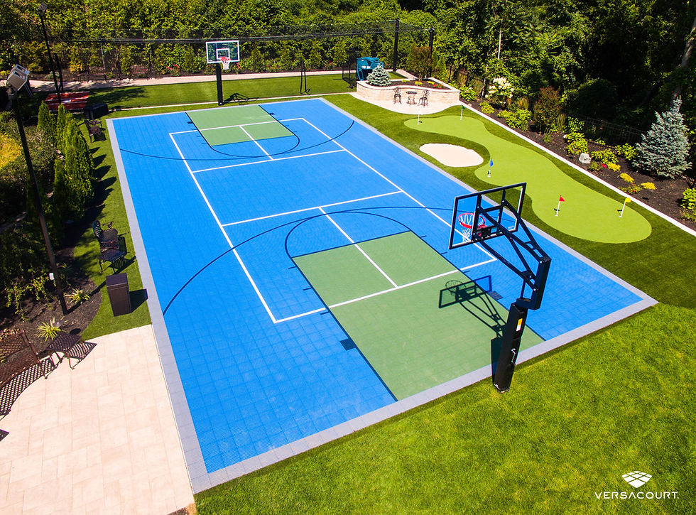 Thumbnail: 44'3" x 75'6" - F12 Junior High Basketball Court