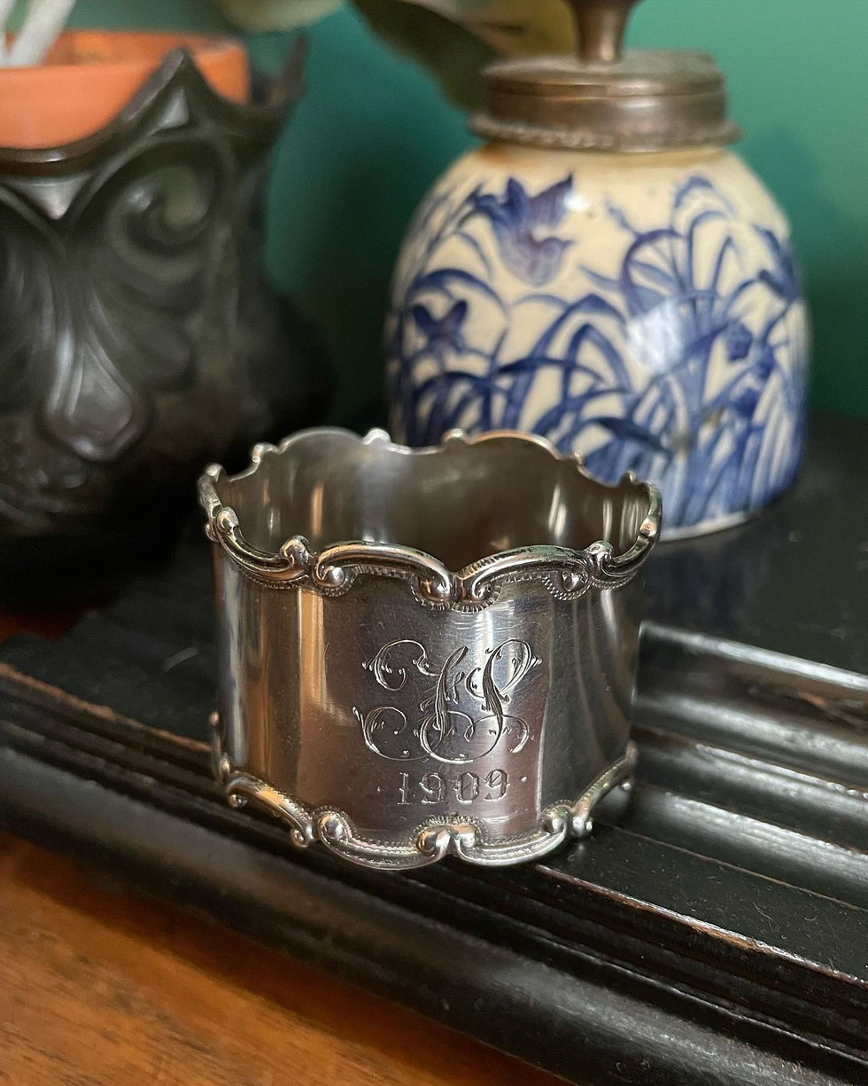 Edwardian Sterling Silver Napkin Ring