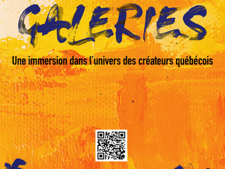 Septembre, c’est le mois des galeries!