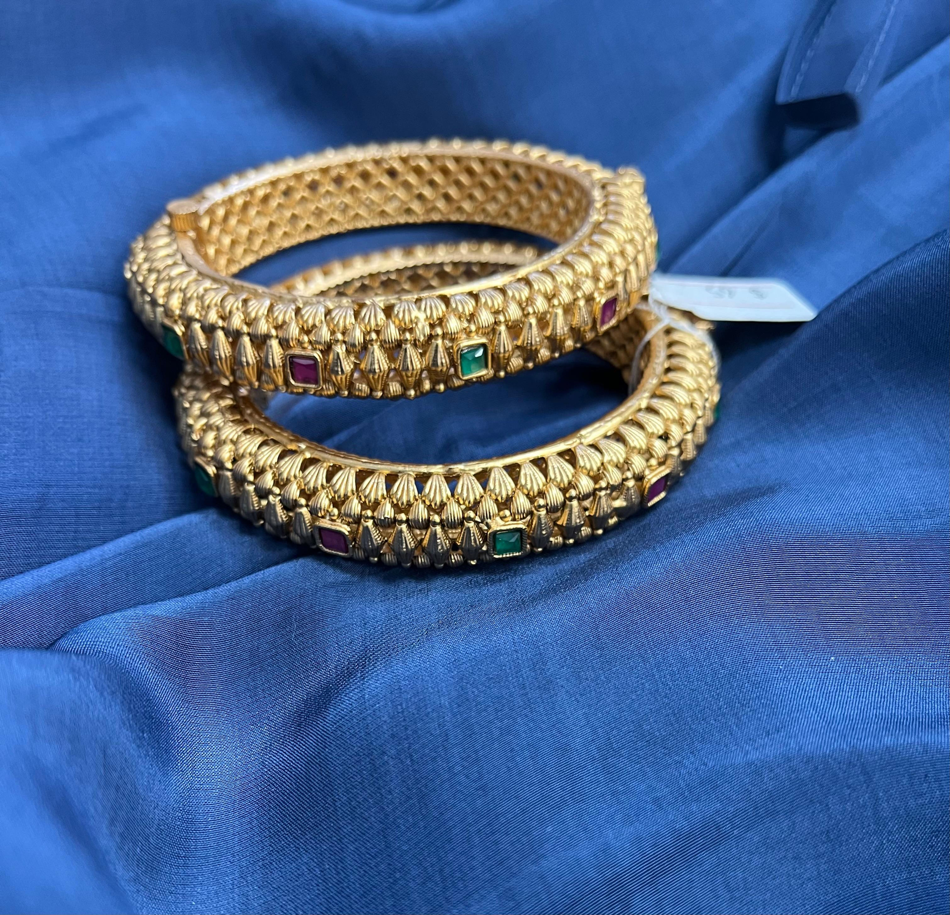 Temple Bangles - Kada Style