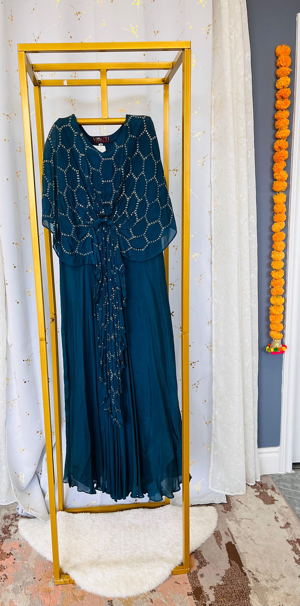 Designer Chinon Sequin Kaftan