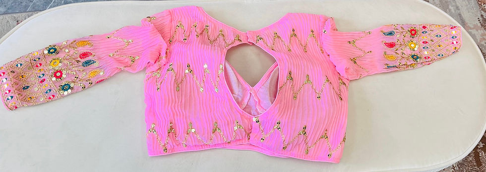 Thumbnail: Designer Pleated Blouse