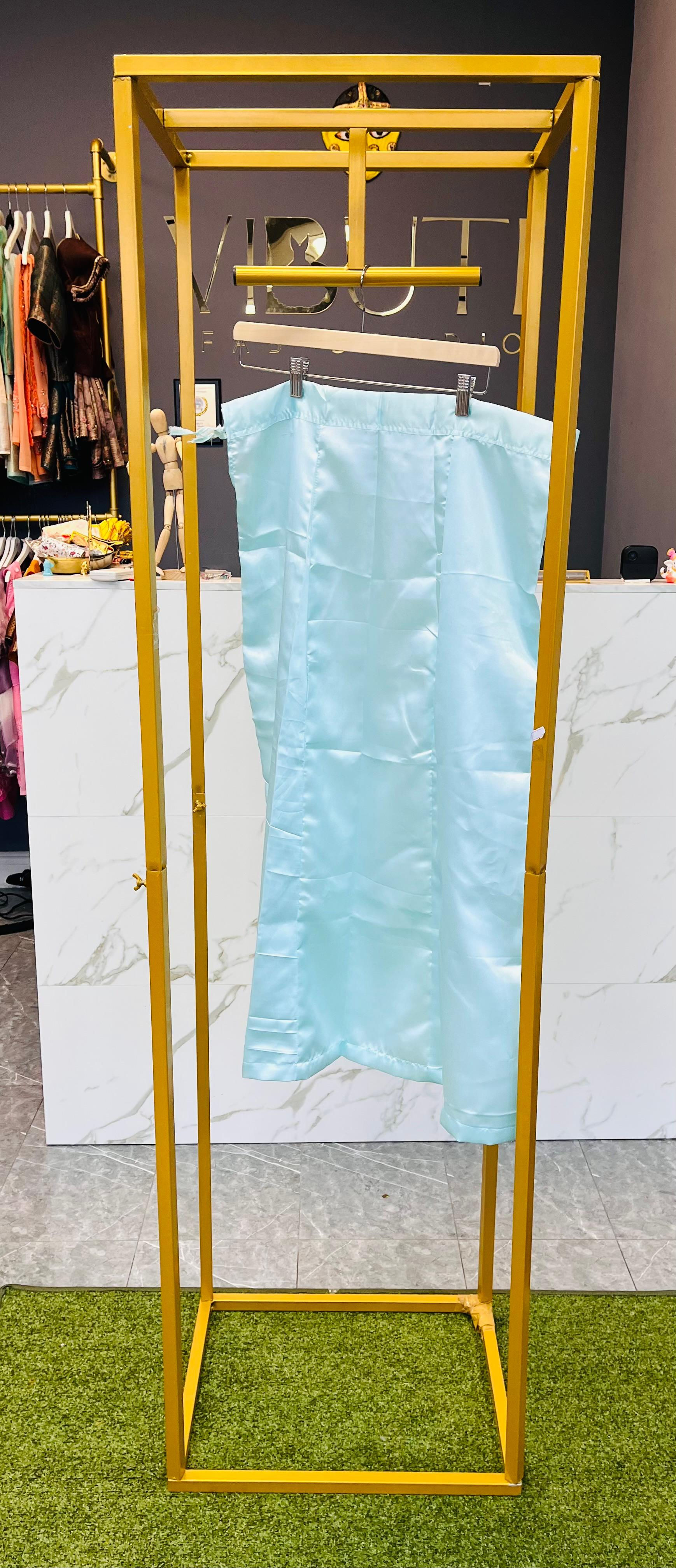 Satin Lite Blue Petticoat 