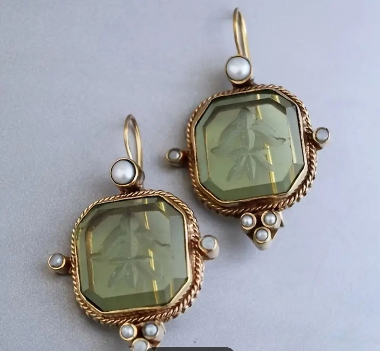 Vintage Style Drop Earrings