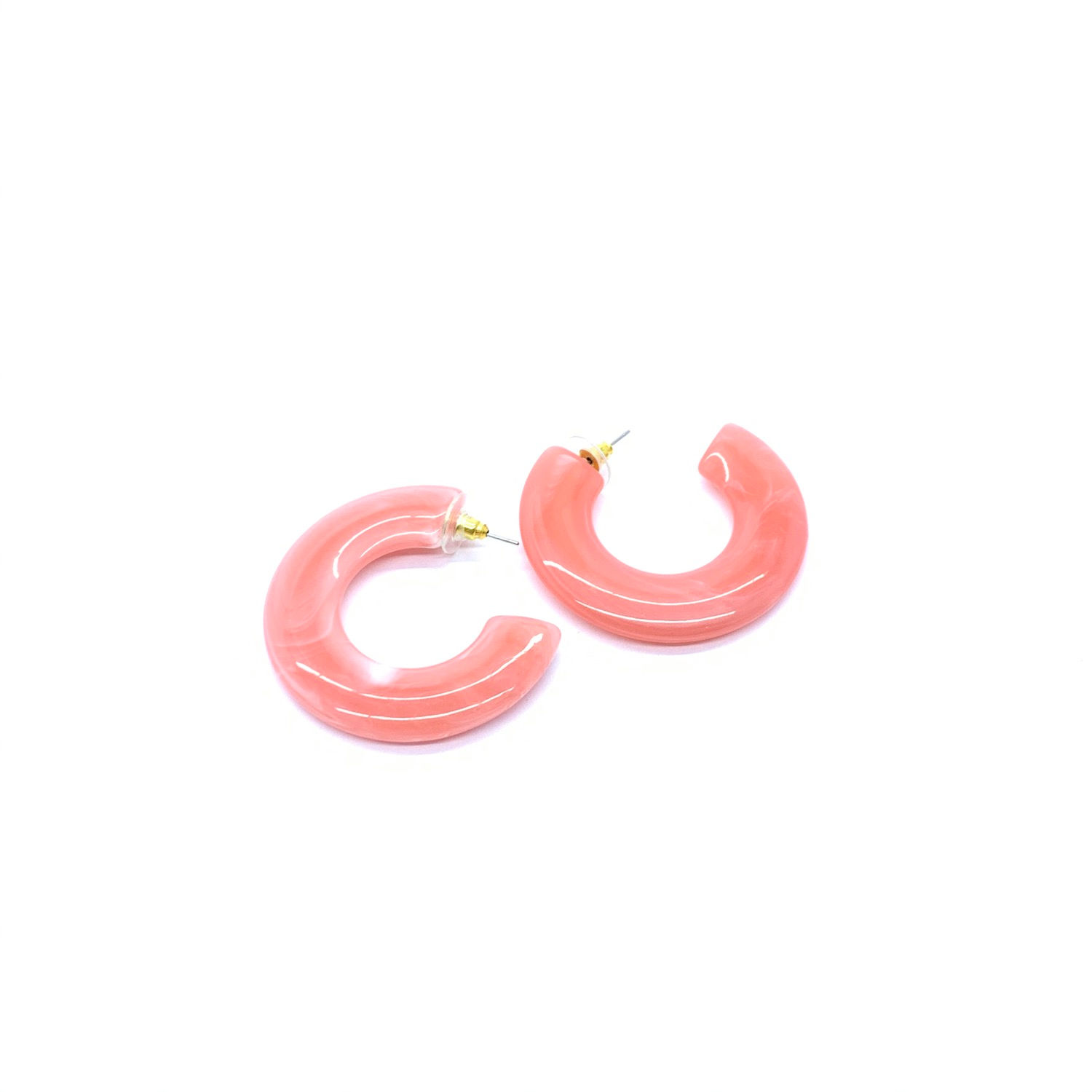 Argola resinada rose