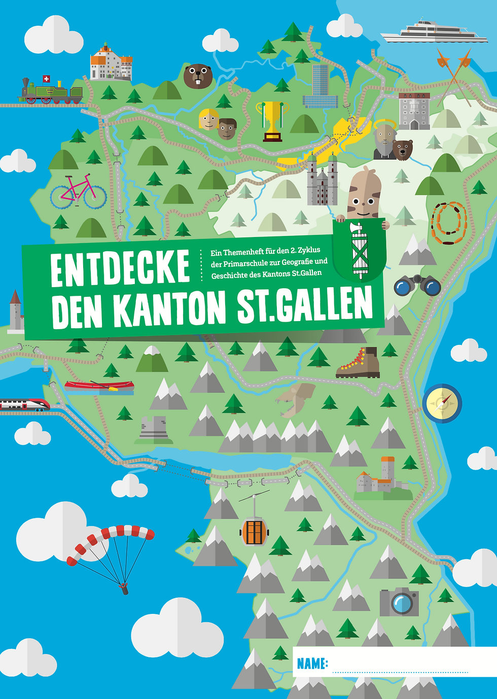 Themenheft «Entdecke den Kanton St.Gallen»