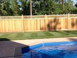 Western Red Cedar Lattice Top