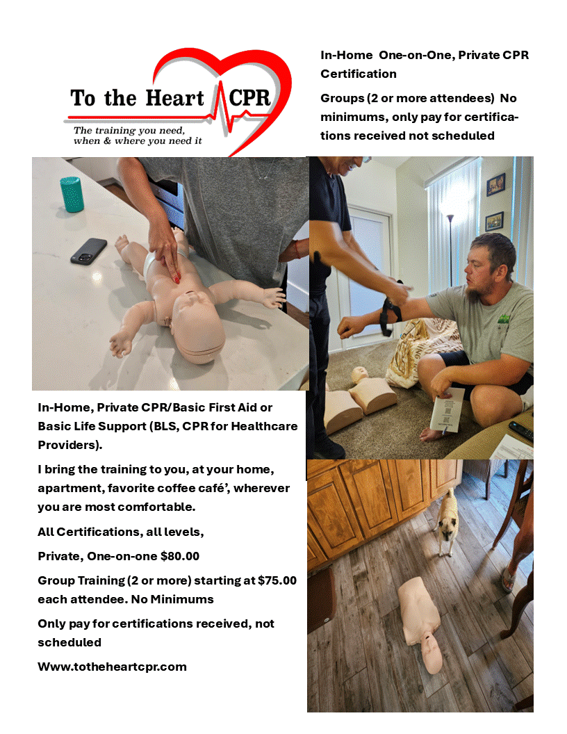 Copy of CPR post discribing To the Heart CPR's services