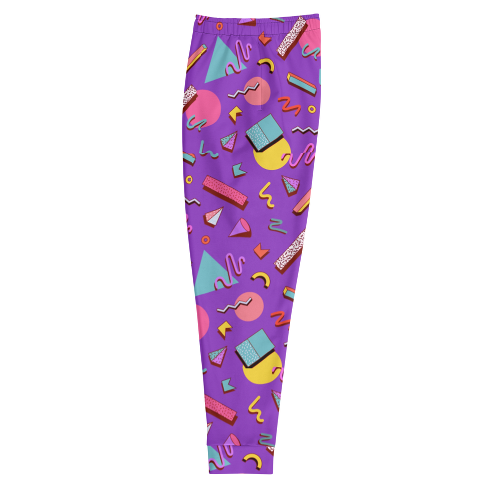 Thumbnail: Purple 80s Memphis Joggers