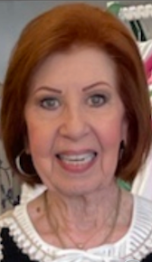 Smiling woman with red hair
