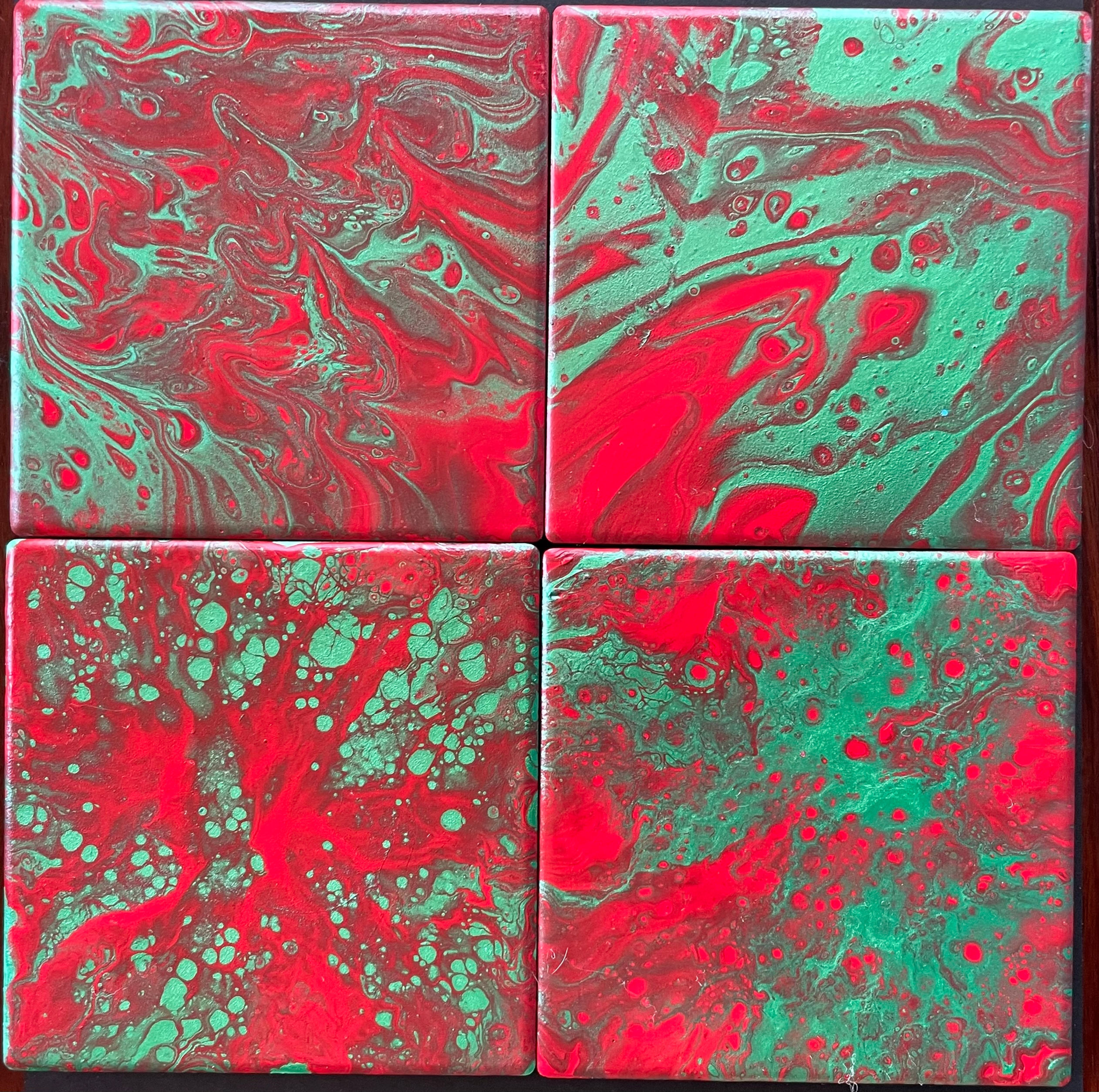Red/Green Coasters