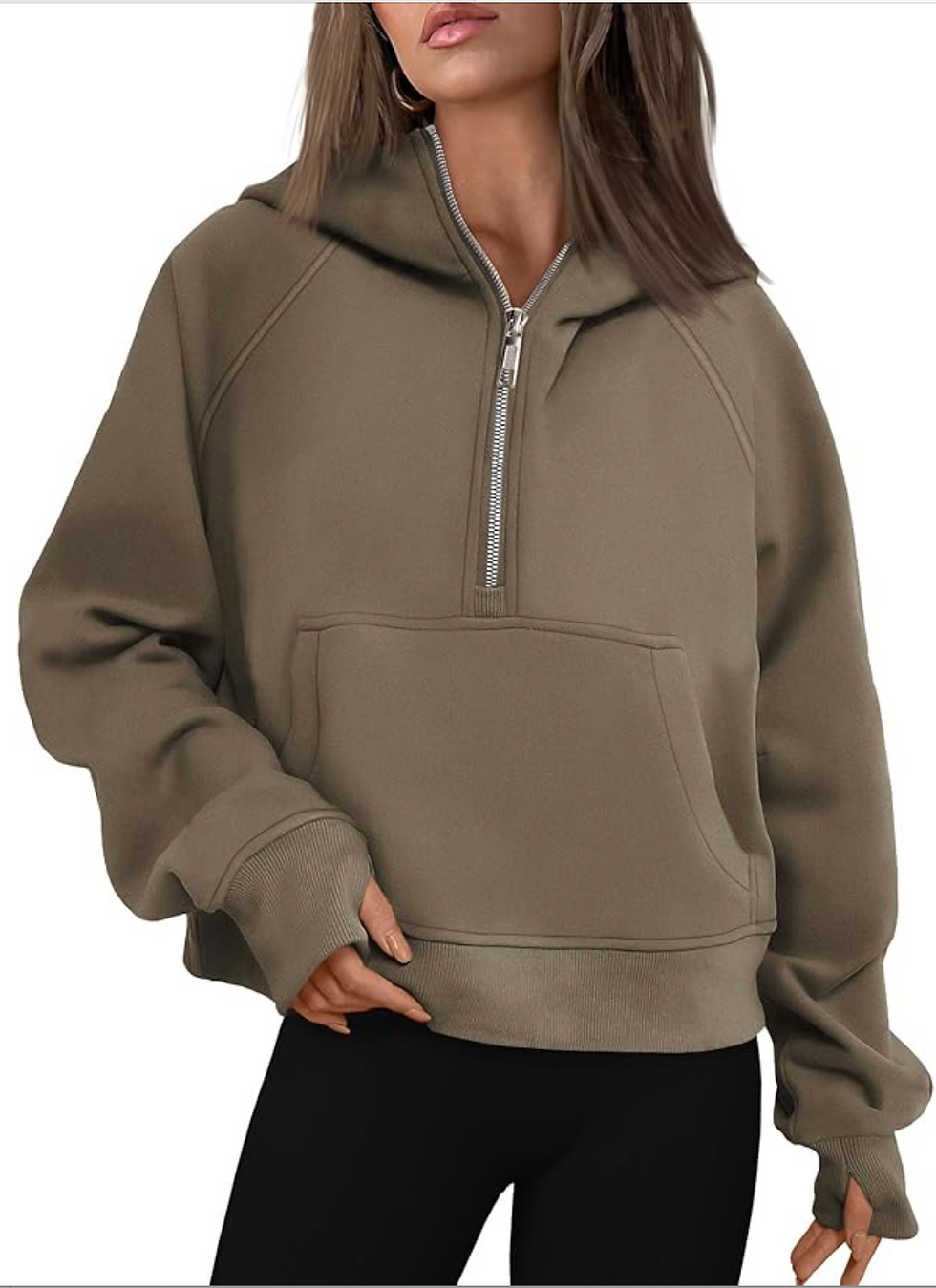 AUTOMET Women Half Zip Sweatshirts with and without Hoods