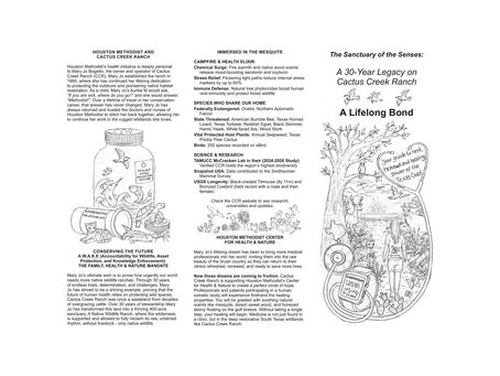 Health & Nature brochure page 1