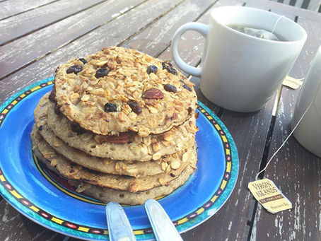 RECETA: Pancakes de banana y avena