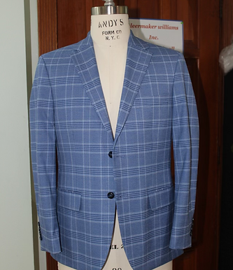blue stripe mens suit jacket alterations