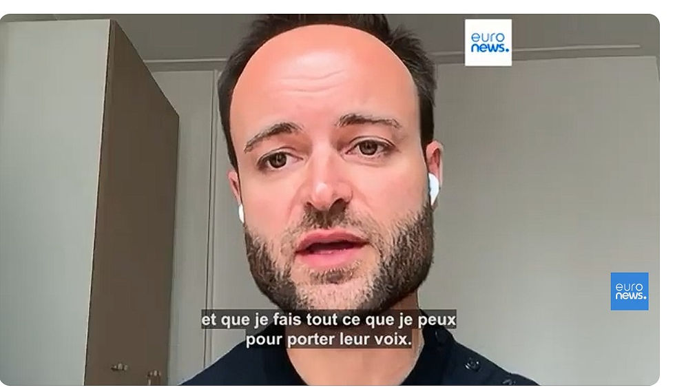 21/4/26 - EURONEWS - Louis Arnaud, ex-otage français en Iran décrit la prison d'Evin comme "l'antre-du-diable"